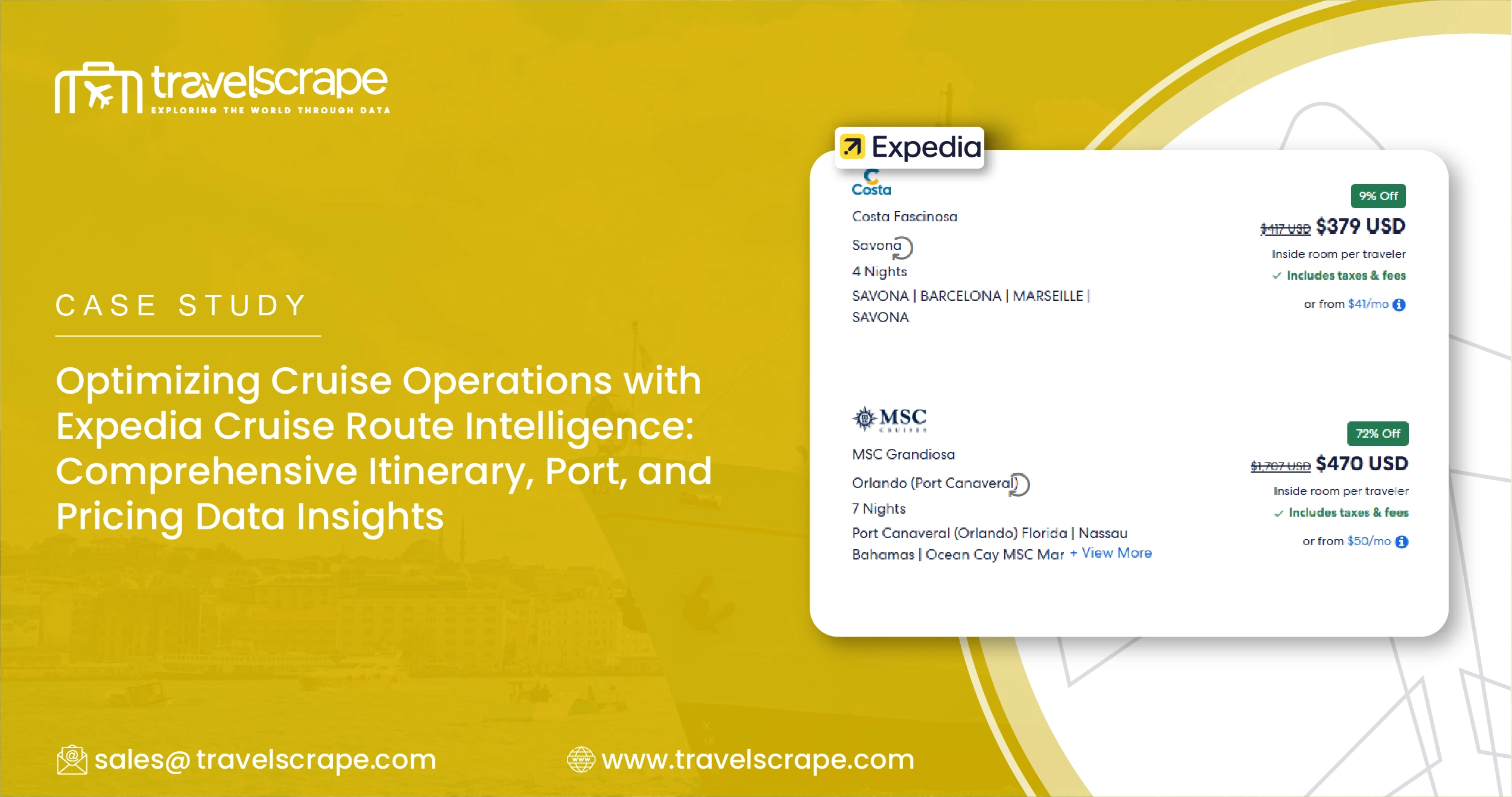 Optimizing Cruise Operations with Expedia Cruise Route Intelligence